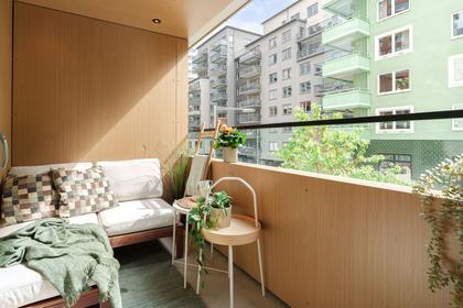 Balkong eller utsiktsbild