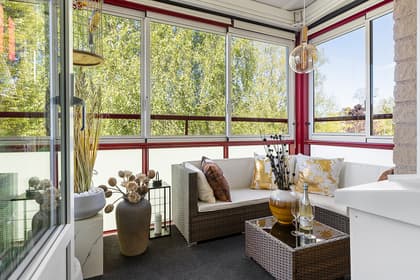 Balkong eller utsiktsbild