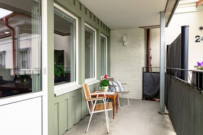 Balkong eller utsiktsbild