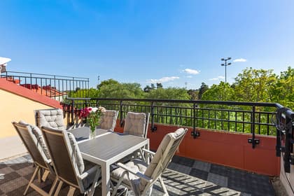 Balkong eller utsiktsbild