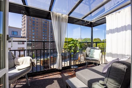 Balkong eller utsiktsbild