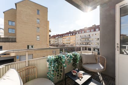 Balkong eller utsiktsbild