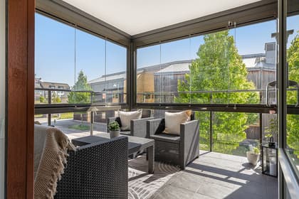 Balkong eller utsiktsbild