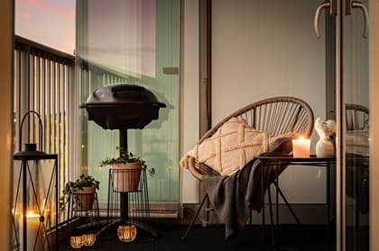 Balkong eller utsiktsbild