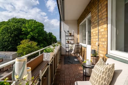 Balkong eller utsiktsbild