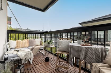 Balkong eller utsiktsbild