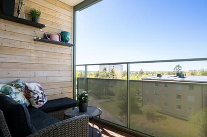 Balkong eller utsiktsbild