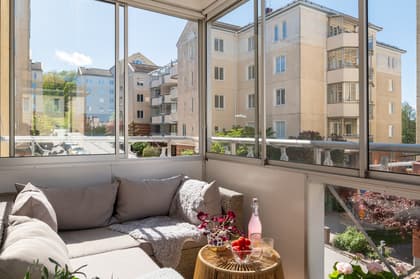 Balkong eller utsiktsbild