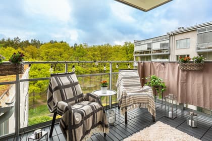 Balkong eller utsiktsbild