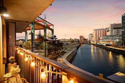 Balkong eller utsiktsbild