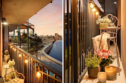 Balkong eller utsiktsbild