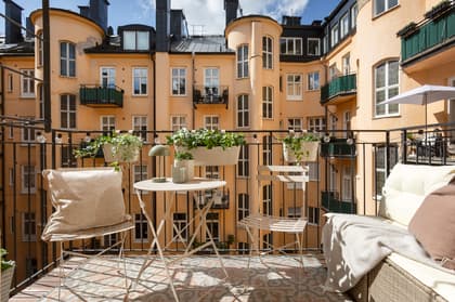 Balkong eller utsiktsbild