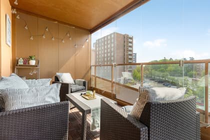 Balkong eller utsiktsbild