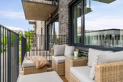 Balkong eller utsiktsbild