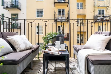 Balkong eller utsiktsbild