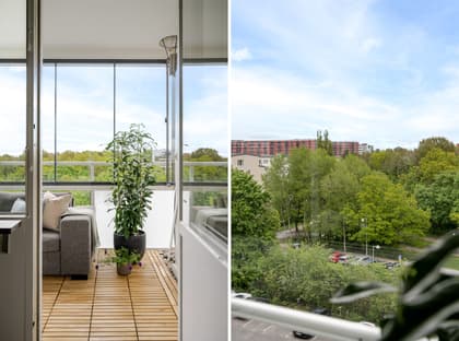 Balkong eller utsiktsbild