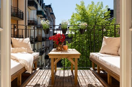 Balkong eller utsiktsbild