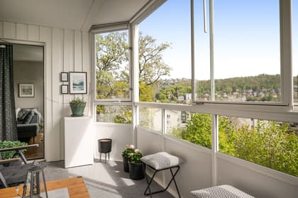 Balkong eller utsiktsbild