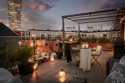 Balkong eller utsiktsbild