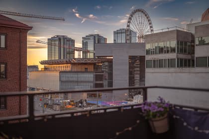 Balkong eller utsiktsbild