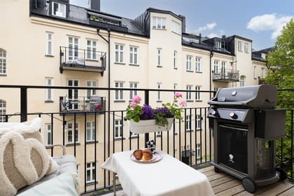 Balkong eller utsiktsbild