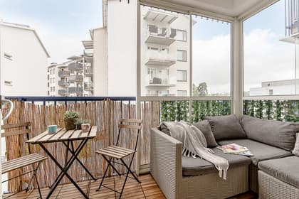 Balkong eller utsiktsbild