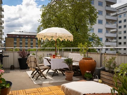 Balkong eller utsiktsbild