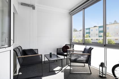 Balkong eller utsiktsbild