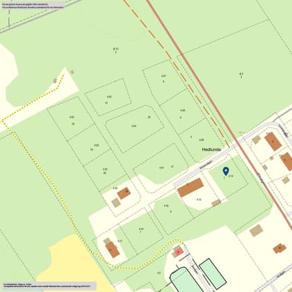 Illustrerad karta över fastigheten eller området