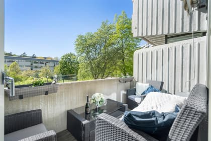 Balkong eller utsiktsbild