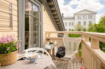 Balkong eller utsiktsbild