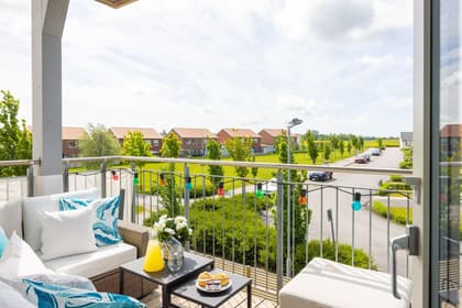 Balkong eller utsiktsbild