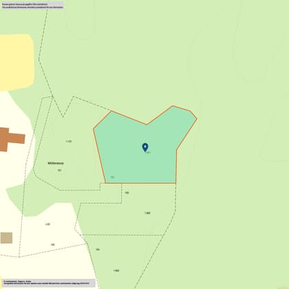 Illustrerad karta över fastigheten eller området