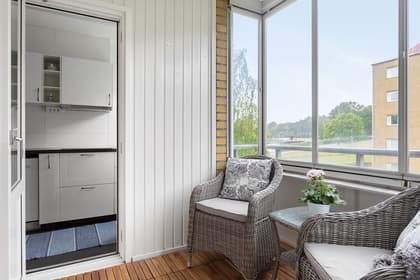 Balkong eller utsiktsbild