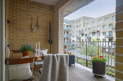 Balkong eller utsiktsbild