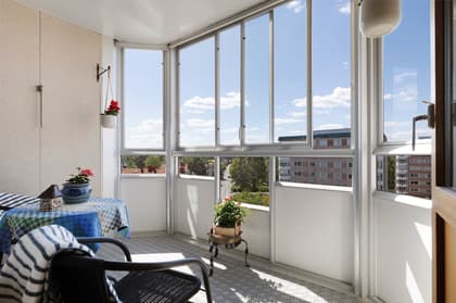 Balkong eller utsiktsbild