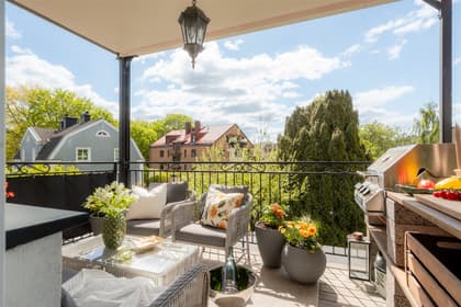 Balkong eller utsiktsbild