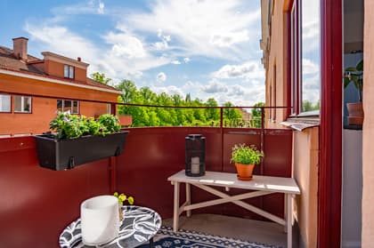 Balkong eller utsiktsbild