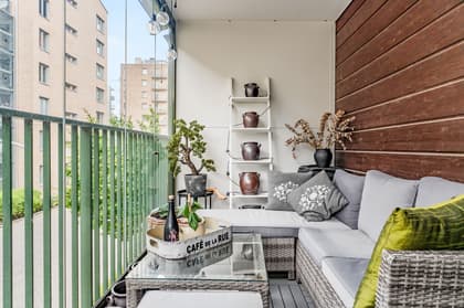 Balkong eller utsiktsbild