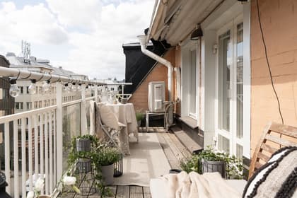 Balkong eller utsiktsbild