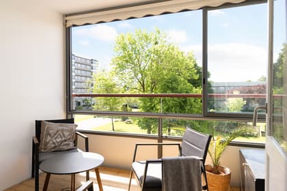 Balkong eller utsiktsbild