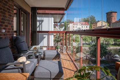 Balkong eller utsiktsbild