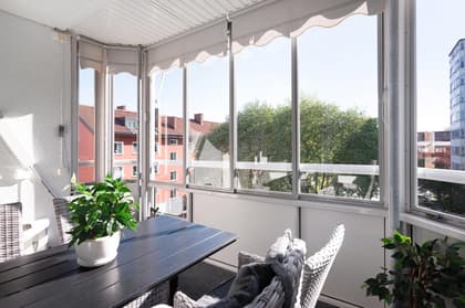 Balkong eller utsiktsbild