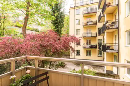 Balkong eller utsiktsbild