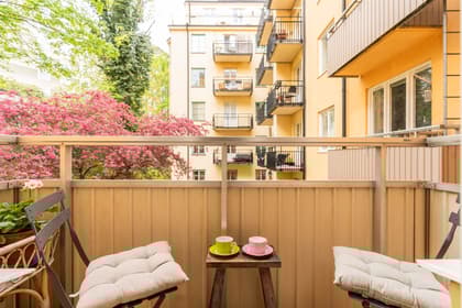 Balkong eller utsiktsbild