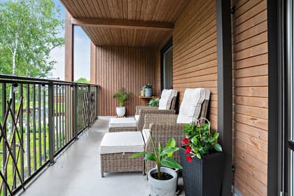 Balkong eller utsiktsbild