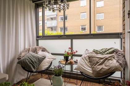 Balkong eller utsiktsbild