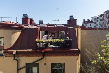 Balkong eller utsiktsbild