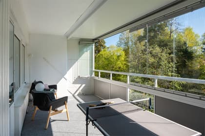 Balkong eller utsiktsbild