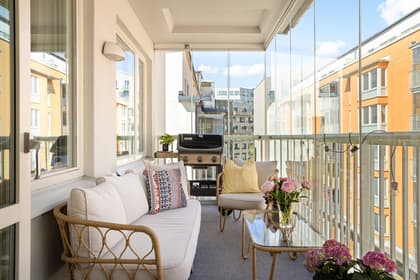 Balkong eller utsiktsbild